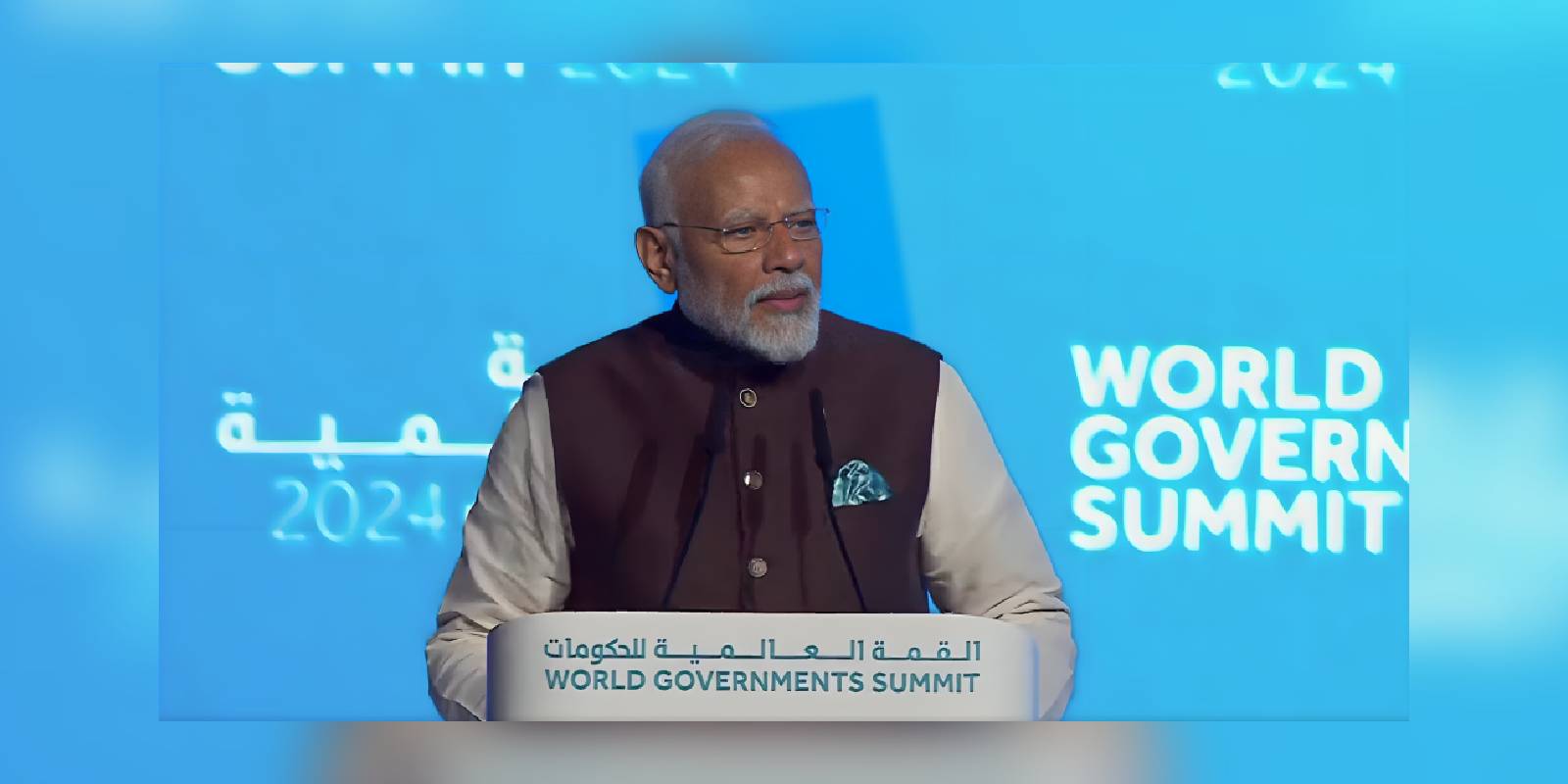 PM Modi at the World Governments Summit PM Modi at the World Governments Summit