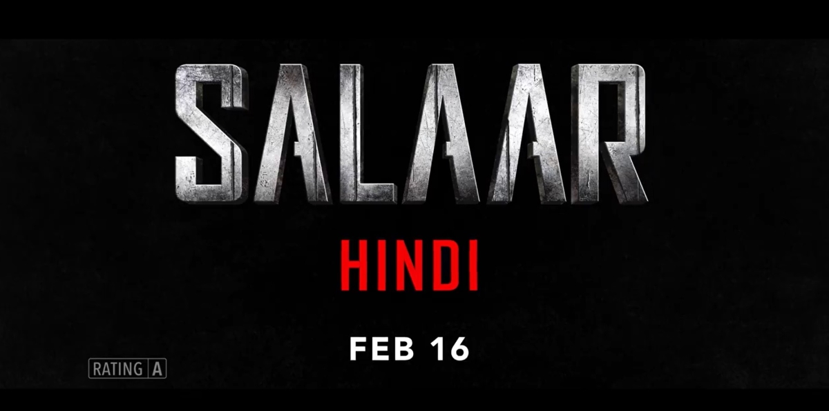 Salaar: part 1-Ceasefire in Hindi on Disney+ Hotstar