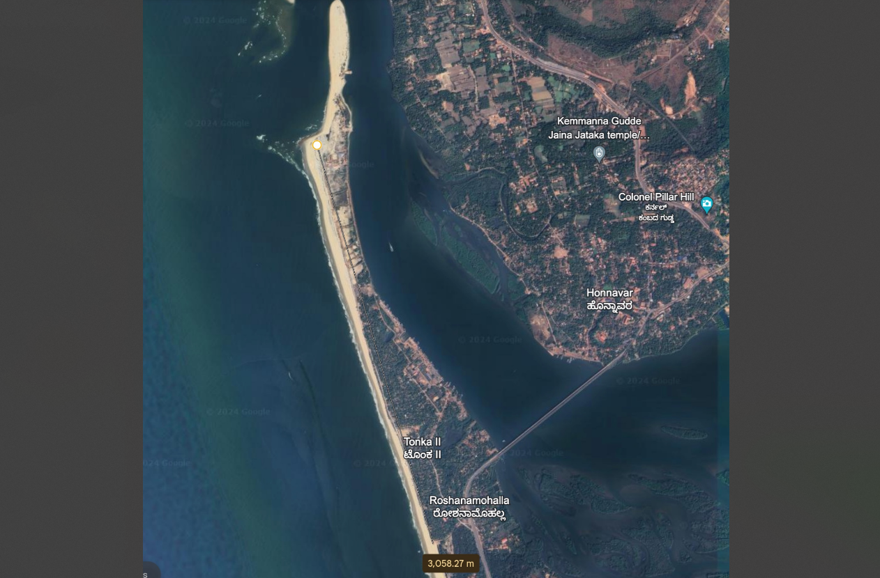 Screenshot 2024-02-03 105228 Ariel view of Honnavar