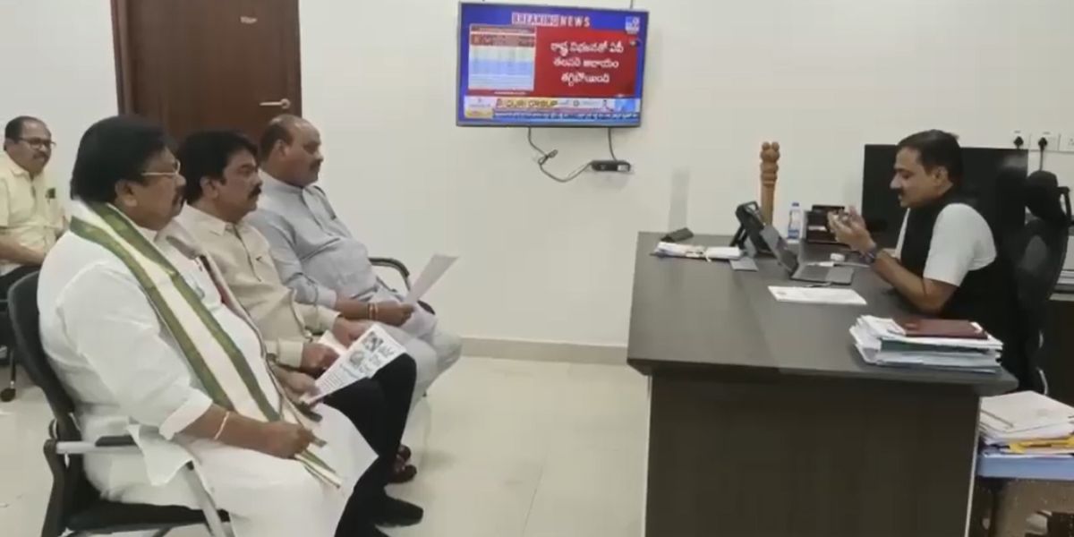 TDP delegation speaking with the CEO.