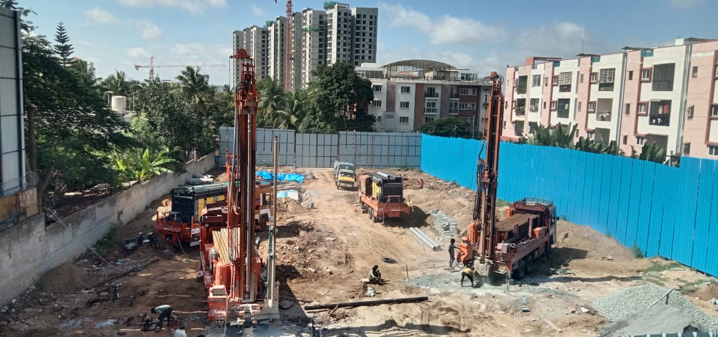 Two Borewells being dug at the same site on Borewell Road in Whitefield Two Borewells being dug (illegally) at the same site on Borewell Road in Whitefield. (Supplied)