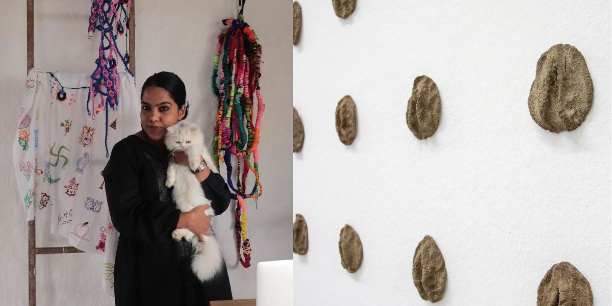 Mayuri’s practice pays homage to not just to her own experience of womanhood but also that of the women around her. (Instagram/mayuri_chari)