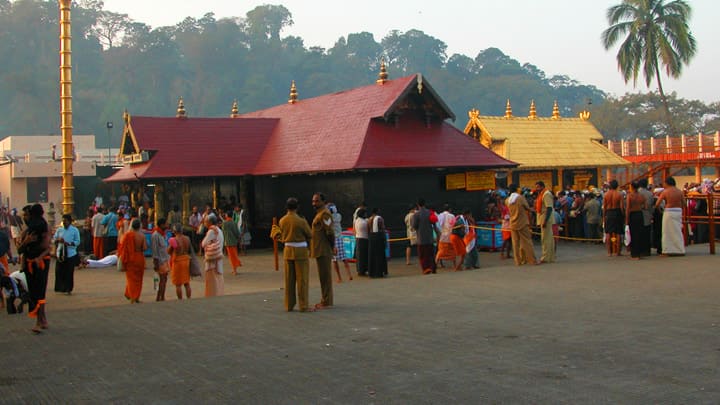 sabarimala_the_hill_temple_of_lord_ayyappa Only Malayali Brahmins are allowed to conduct pujas at the Sabarimala Sree Dharma Sastha Temple. (Kerala Tourism)