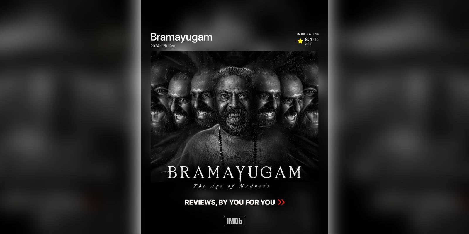 IMDB invites ‘Bramayugam’ reviews from public IMDB invites 'Bramayugam' reviews from public