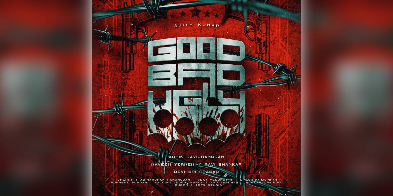 A poster of Ajith’s Good Bad Ugly A poster of Ajith's Good Bad Ugly