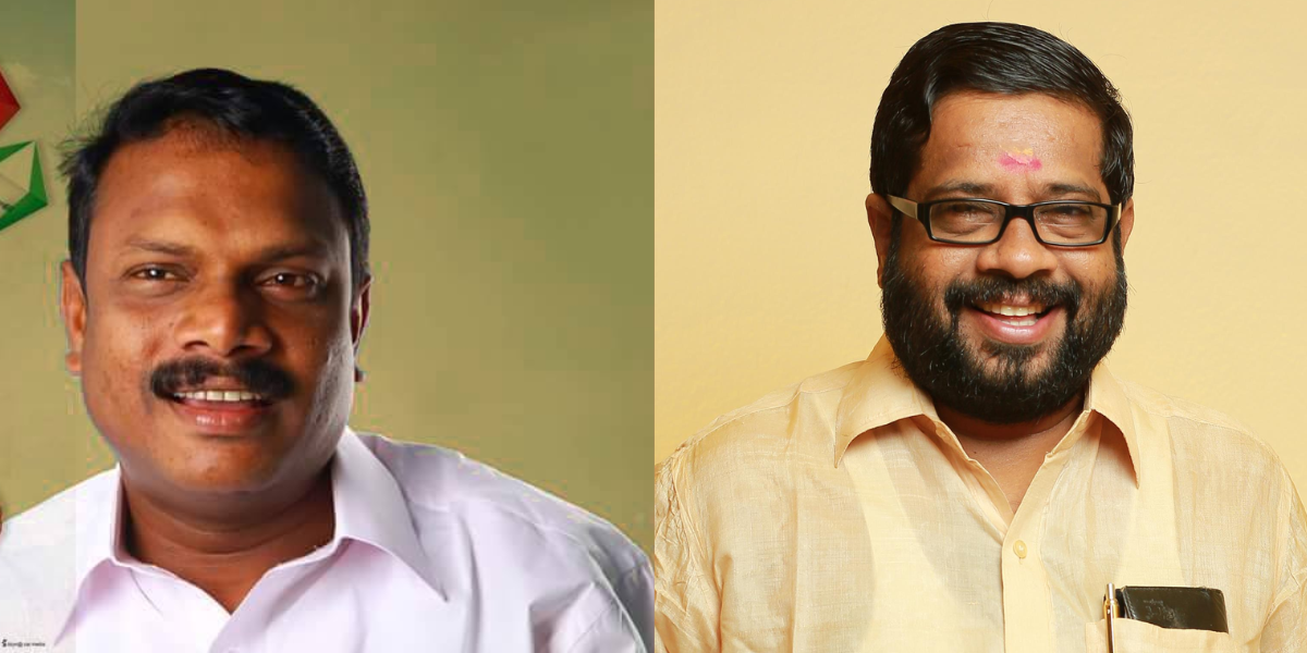 Baiju Kalasala (left), KA Unnikrishnan (right). (Facebook) Baiju Kalasala (left), KA Unnikrishnan (right). (Facebook)