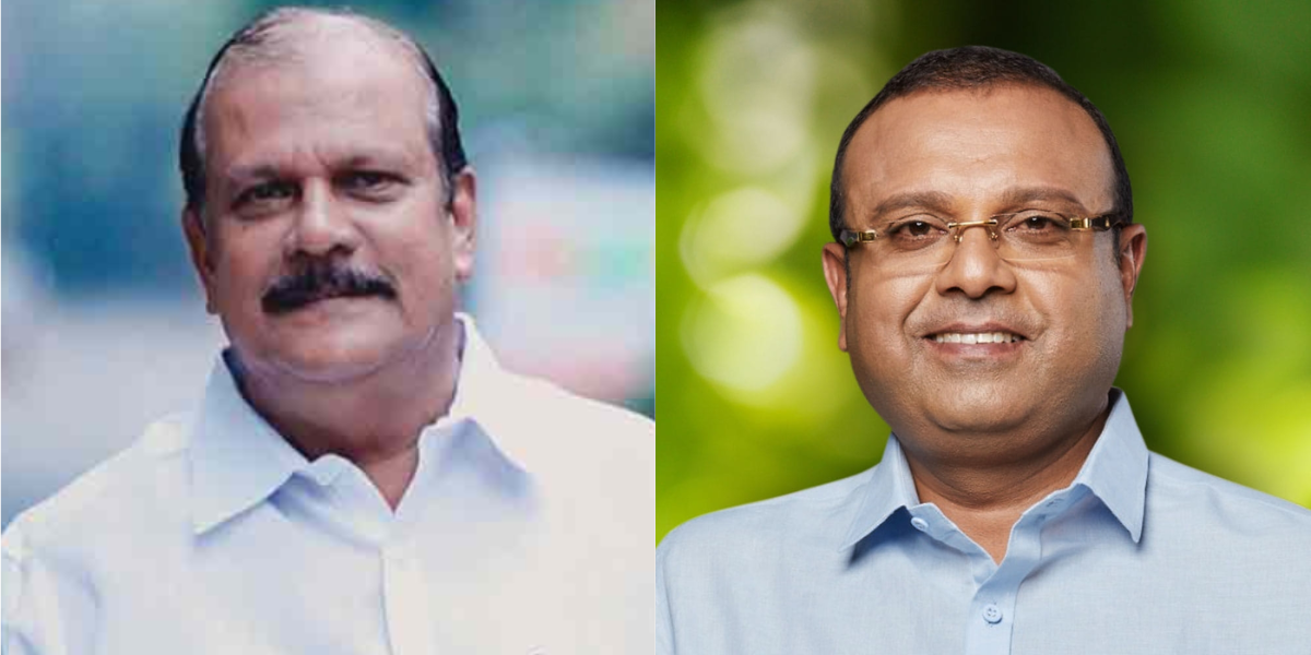 PC George (left); Thushar Vellappally (right). PC George (left); Thushar Vellappally (right).
