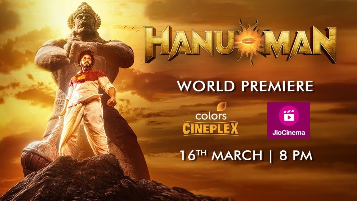 Hindi version of Hanu-Man OTT premiere on JIo Cinema on 16 March Hindi version of Hanu-Man OTT premiere on JIo Cinema on 16 March
