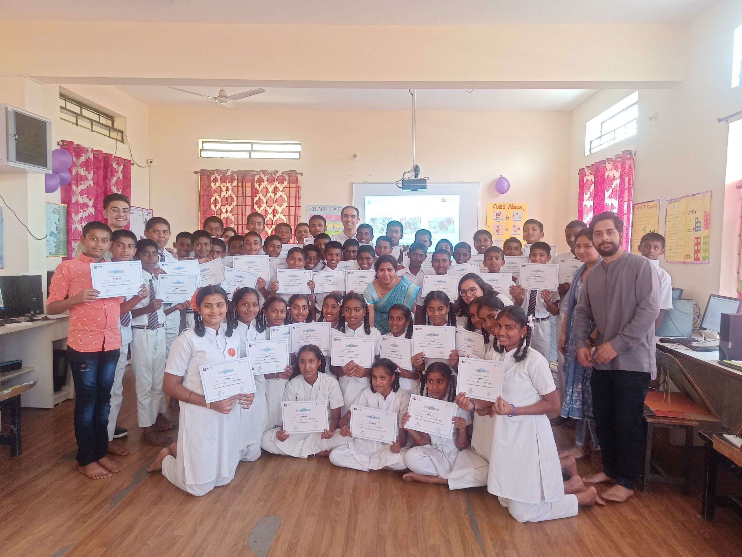 Karnataka Residential Education Society Young professionals empower government school students through ‘Code for Karnataka’