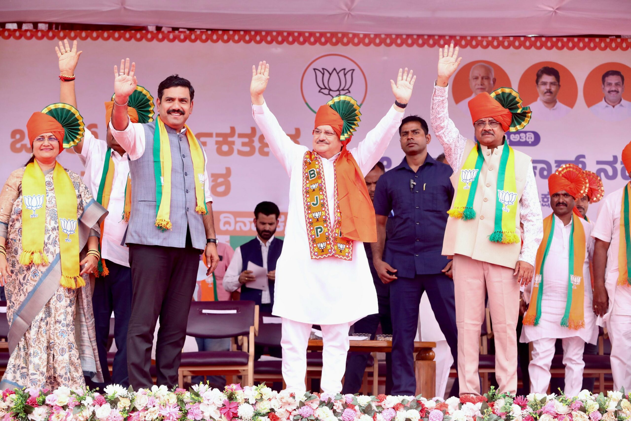 JP Nadda Belagavi Karnataka Belagavi Cluster 2024 Lok Sabha