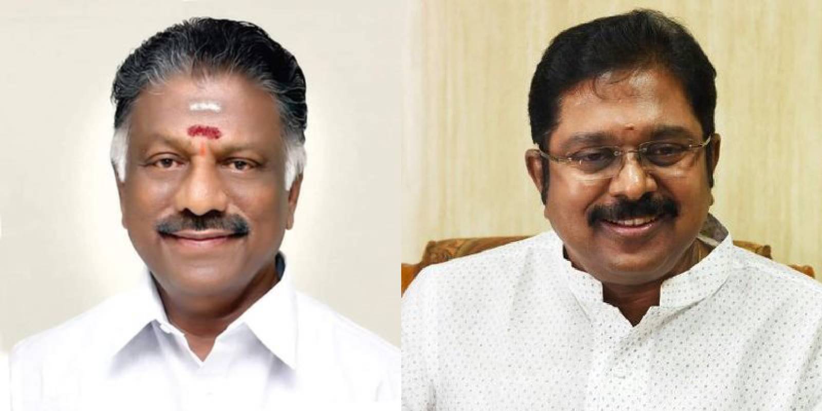 O Paneerselvam and TVV Dhinakaran