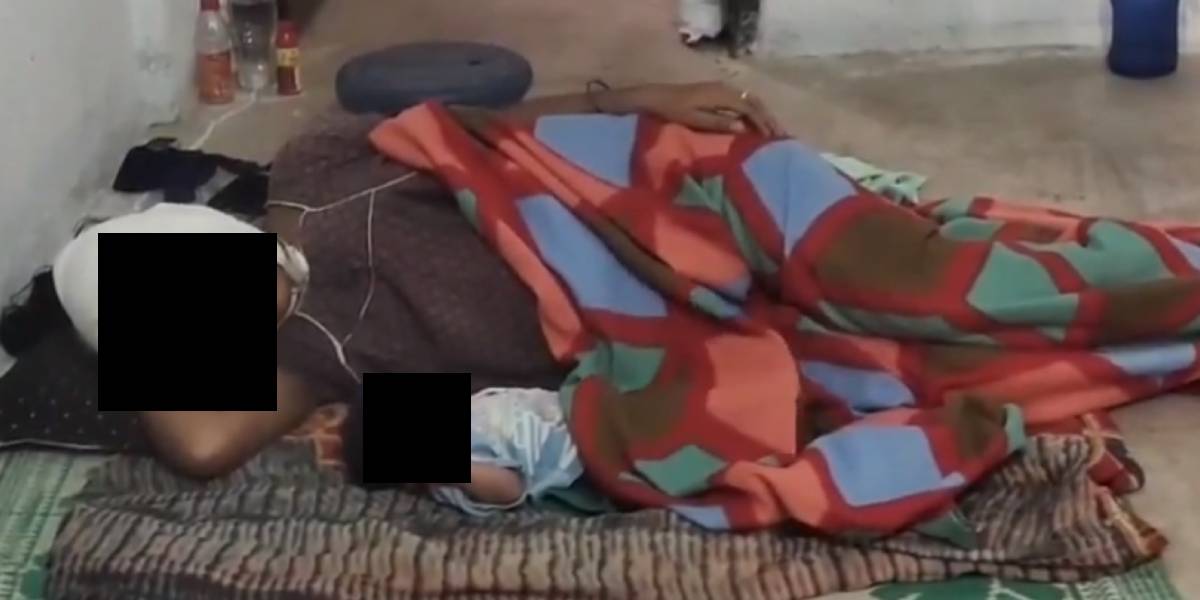 Telangana woman delivered baby in hospital porch