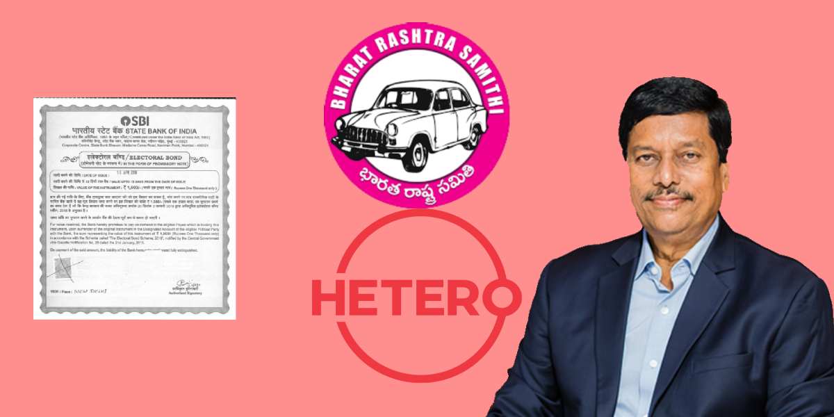 Hetero BRS electoral bond Several pharmaceutical companies, with ties to Hetero Pharmaceuticals, have been involved in political donations. (Sumit Jha)