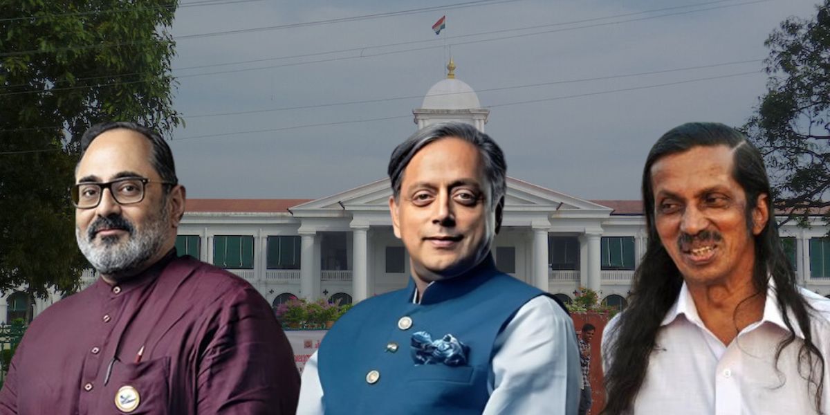 Rajeev Chandrasekhar, Shashi Tharoor, Panniyan Raveendran. Thiruvananthapuram Lok Sabha
