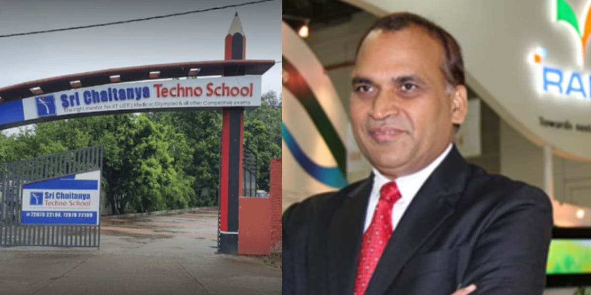 Sri Chaitanya Educational Institutions (Skoodos), Alla Ayodhya Rami Reddy (Supplied). Sri Chaitanya Educational Institutions (Skoodos), Alla Ayodhya Rami Reddy (Supplied).