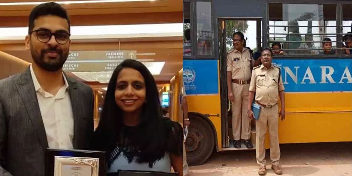 Narayana group directors Puneeth, and Sindhu. (Supplied)