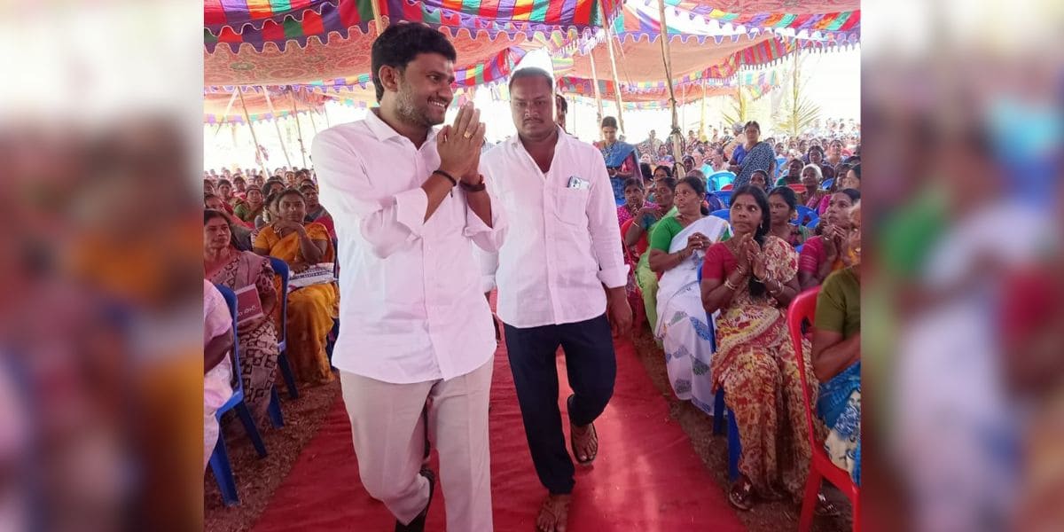 Mannepakula Veeranjaneyulu, Singanamala YSRCP candidate.