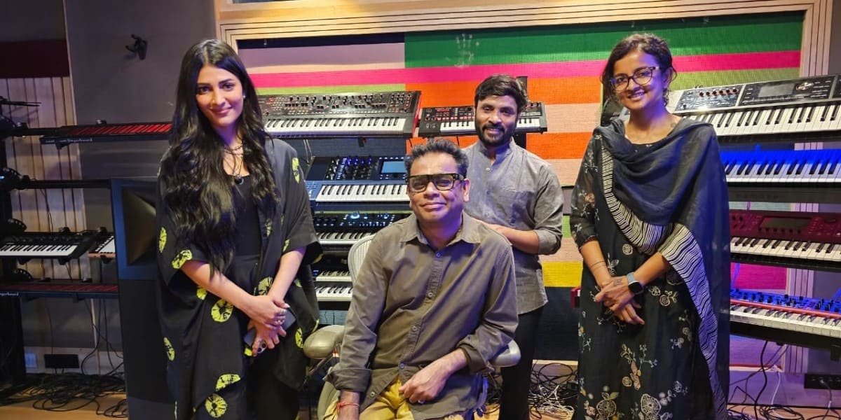 Shruti Haasan AR Rahman Kadhalikka Neramillai shruti haasan rahman