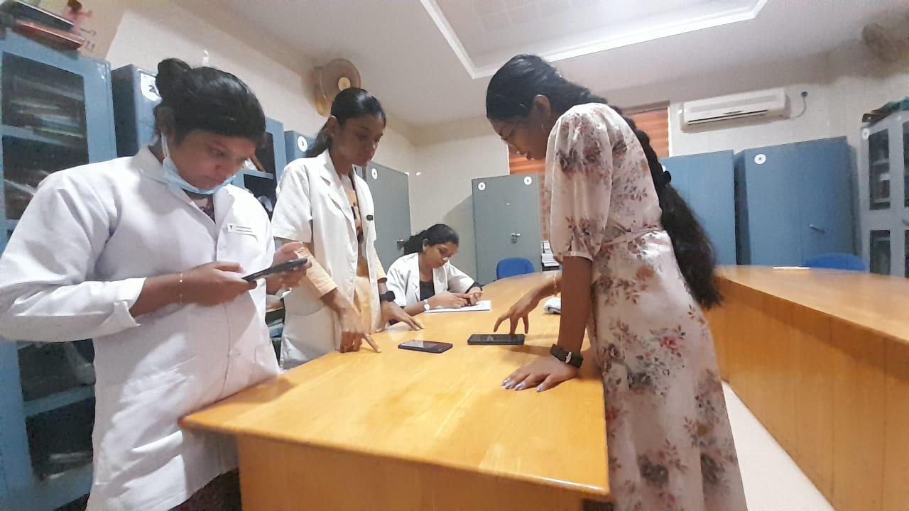 Students being enrolled during the drive. (Supplied)