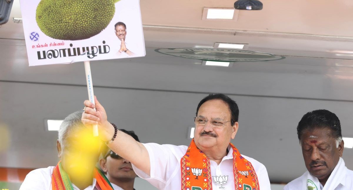 JP Nadda in Tamil Nadu. (X)