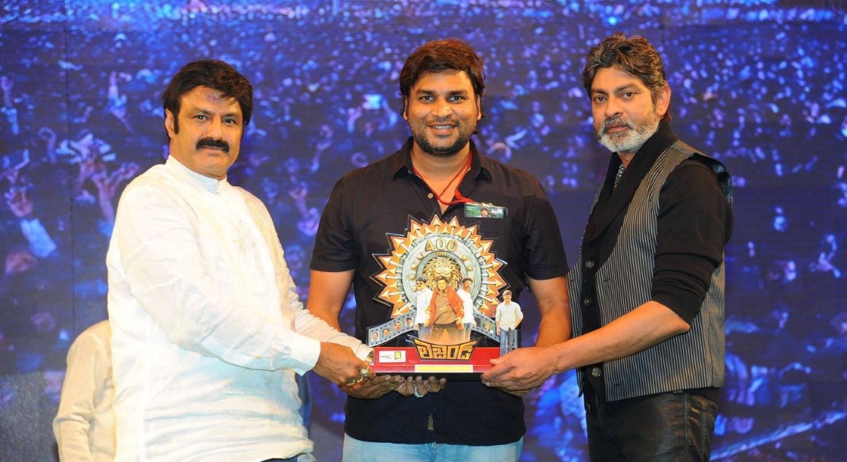 Balakrishna and Jagapathi Babu at the 400-day celebrations of Legend