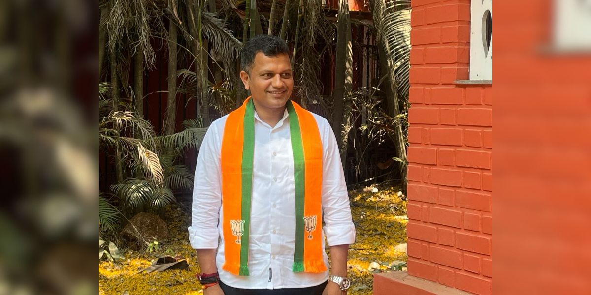 BJP's Karnataka unit secretary and Dakshina Kannada nominee Capt Brijesh Chowta.