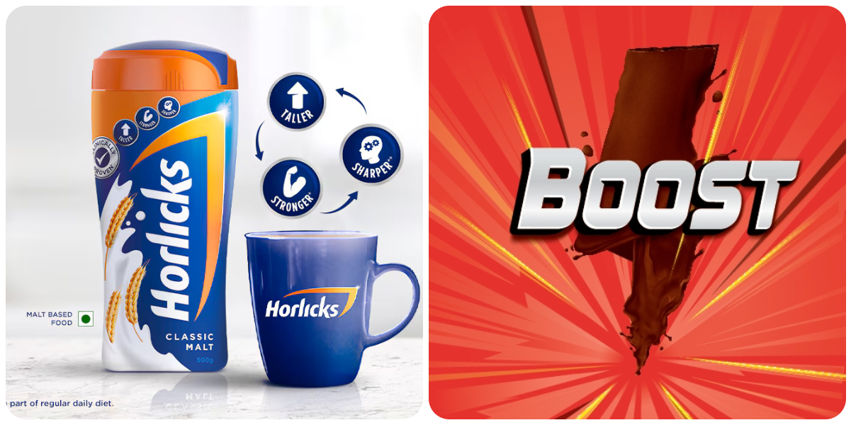 Horlicks and Boost Horlicks and Boost