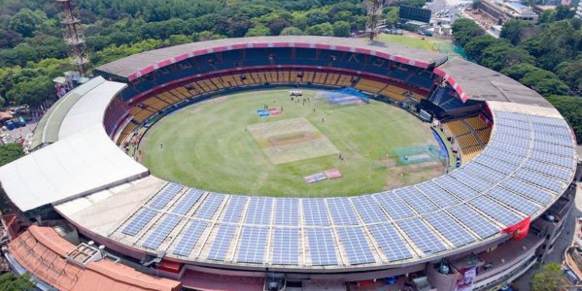 M Chinnaswamy stadium in Bengaluru. (Facebook) M Chinnaswamy stadium in Bengaluru. (Facebook)