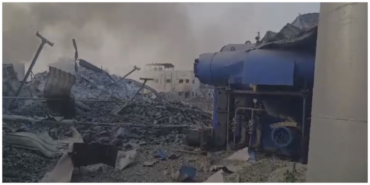 Sangareddy chemical factory blast (screengrab)