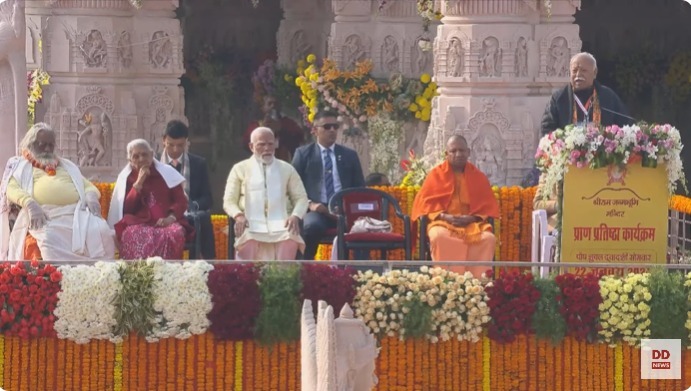 Modi and Bhagwat_11zon Prime Minister Narendra Modi and RSS Chief Mohan Bhagwat. (@RSSorg)