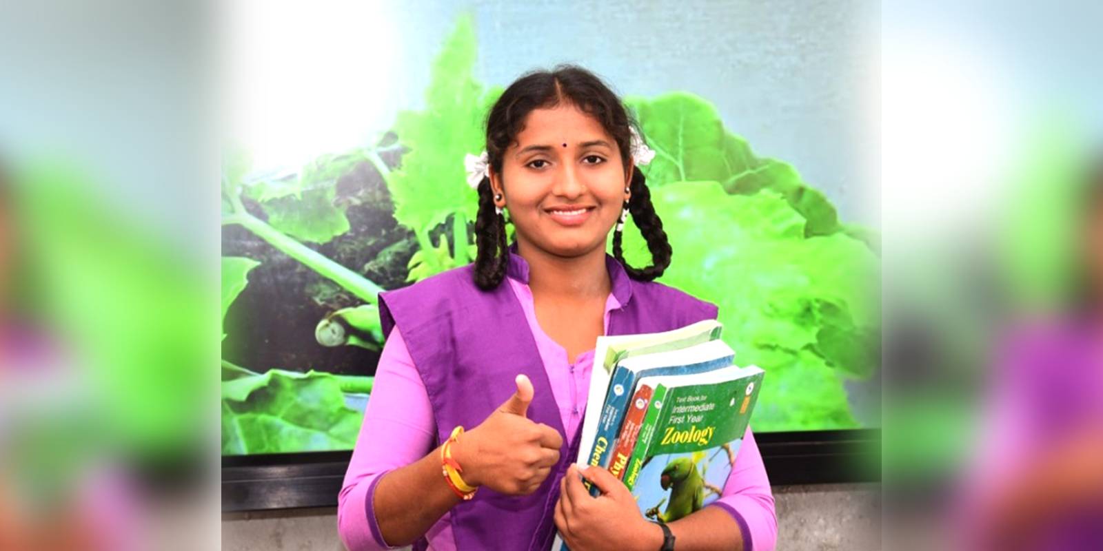 Nirmala tops intermeddiate first year