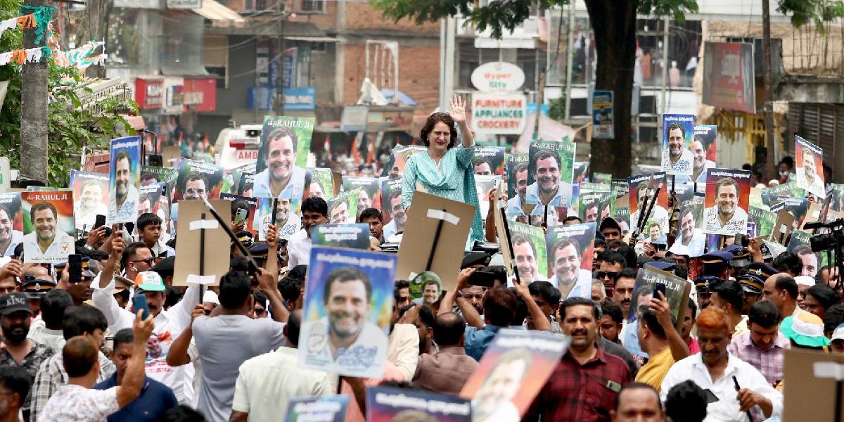 Priyanka Gandhi in Kerala Priyanka Gandhi in Kerala