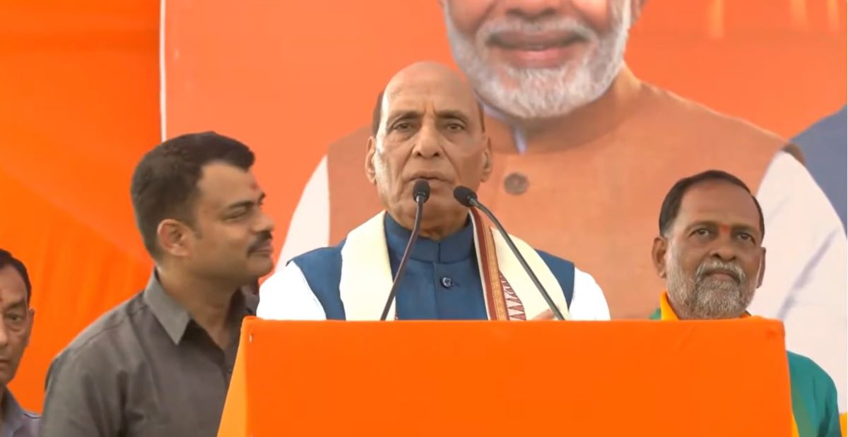 Rajnath Singh in Hyderabad