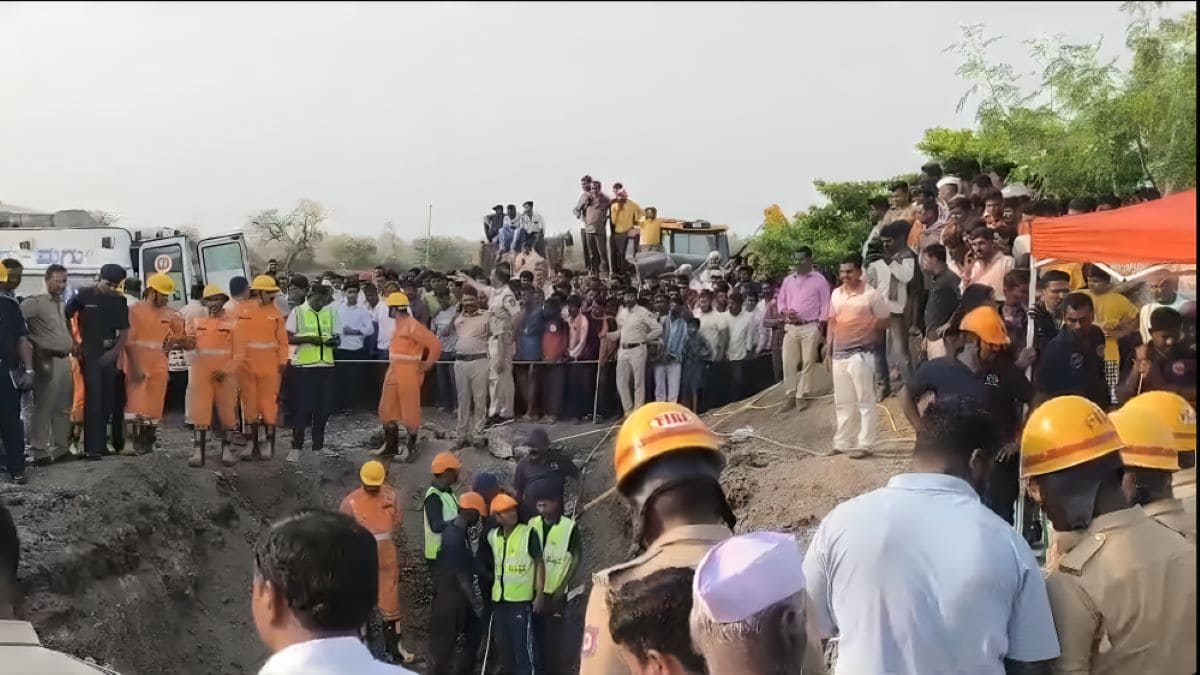 Rescuers have been working non-stop for more than 12 hours to bring the boy back from the well. (Screengrab)