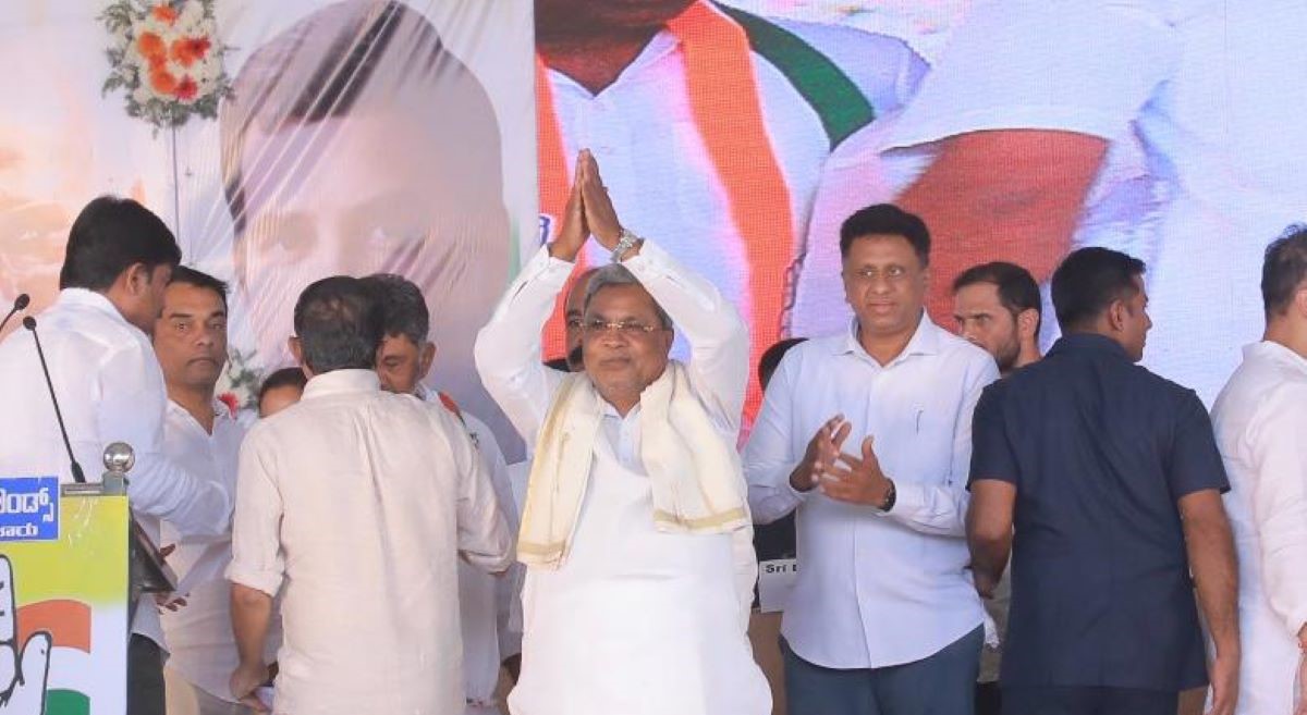 Siddaramaiah in poll campaign