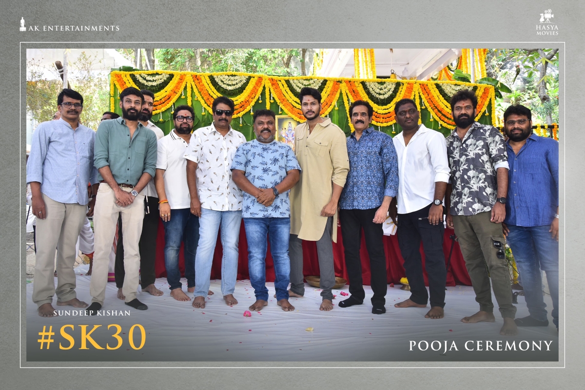 Sundeep Kishan’s SK30 launched Sundeep Kishan's SK30 launched