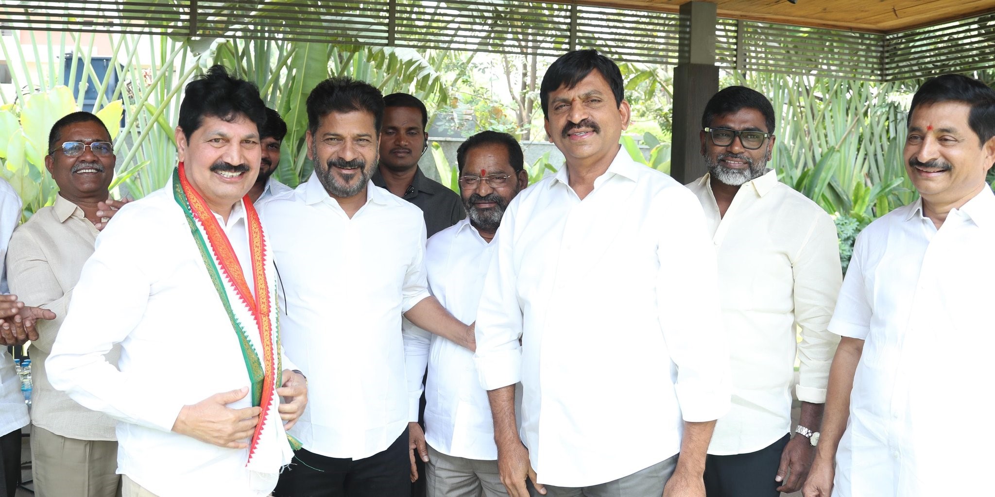 Tellam Venkat Rao joined Congress in the presence of Chief Minister Revanth Reddy. (X) Tellam Venkat Rao joined Congress in the presence of Chief Minister Revanth Reddy. (X)