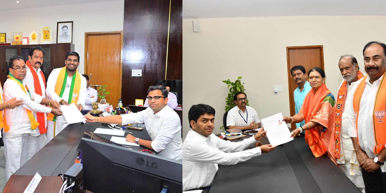 Telangana LS polls BRS BJP Congress