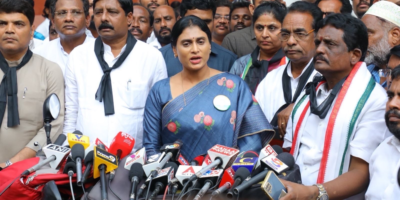 YS Sharmila. (X) YS Sharmila.