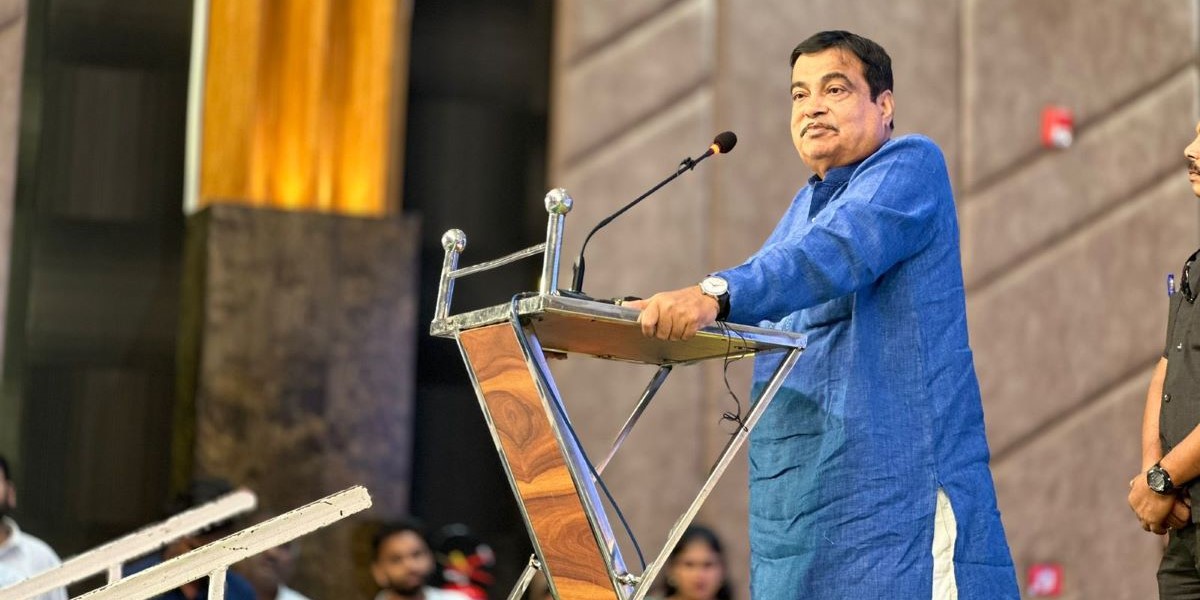 Nitin Gadkari in Andhra Pradesh