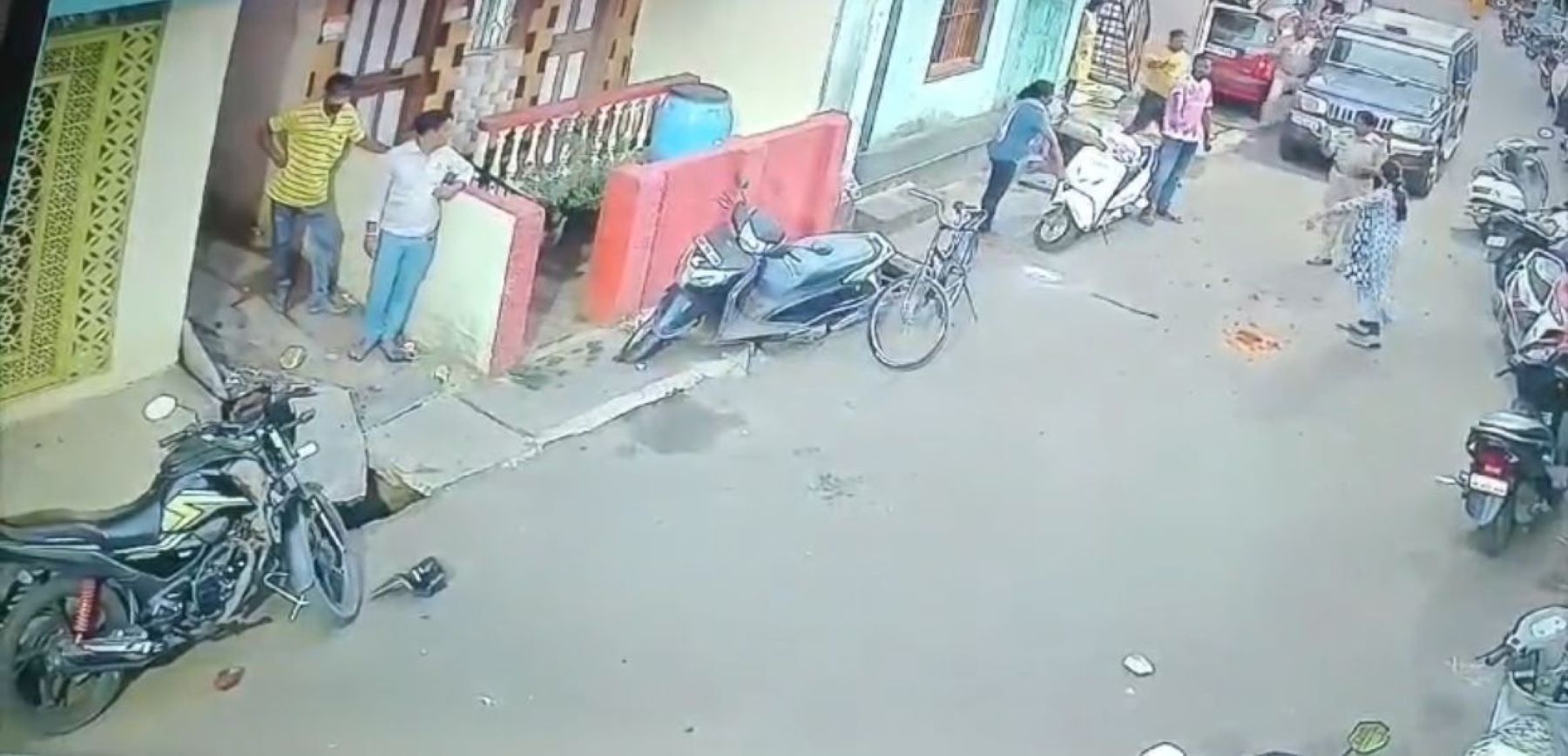 Belagavi violence (Screengrab) Violence over cricket match in Belagavi