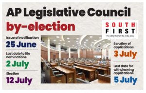 Andhra Pradesh Legislative council by-election.