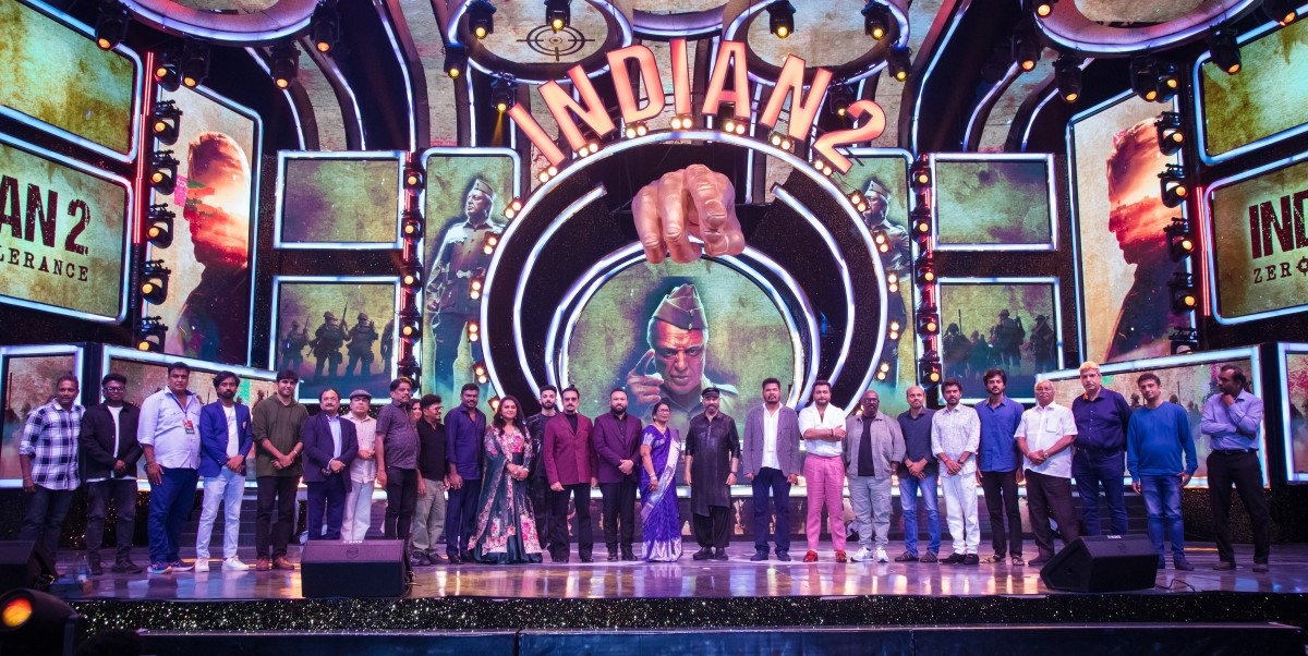 Team Indian 2 at the audio launch Team Indian 2 at the audio launch
