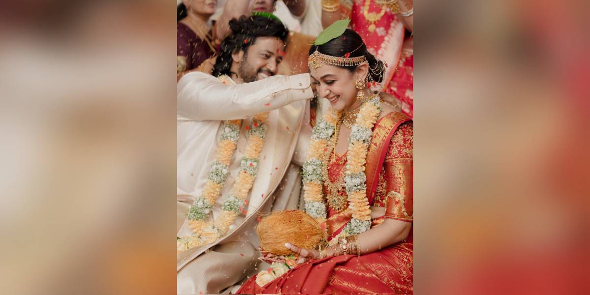 The couple's reception is scheduled for 14 June at a well-known hotel, and it is anticipated that celebrities from the South Indian film industries will be in attendance.