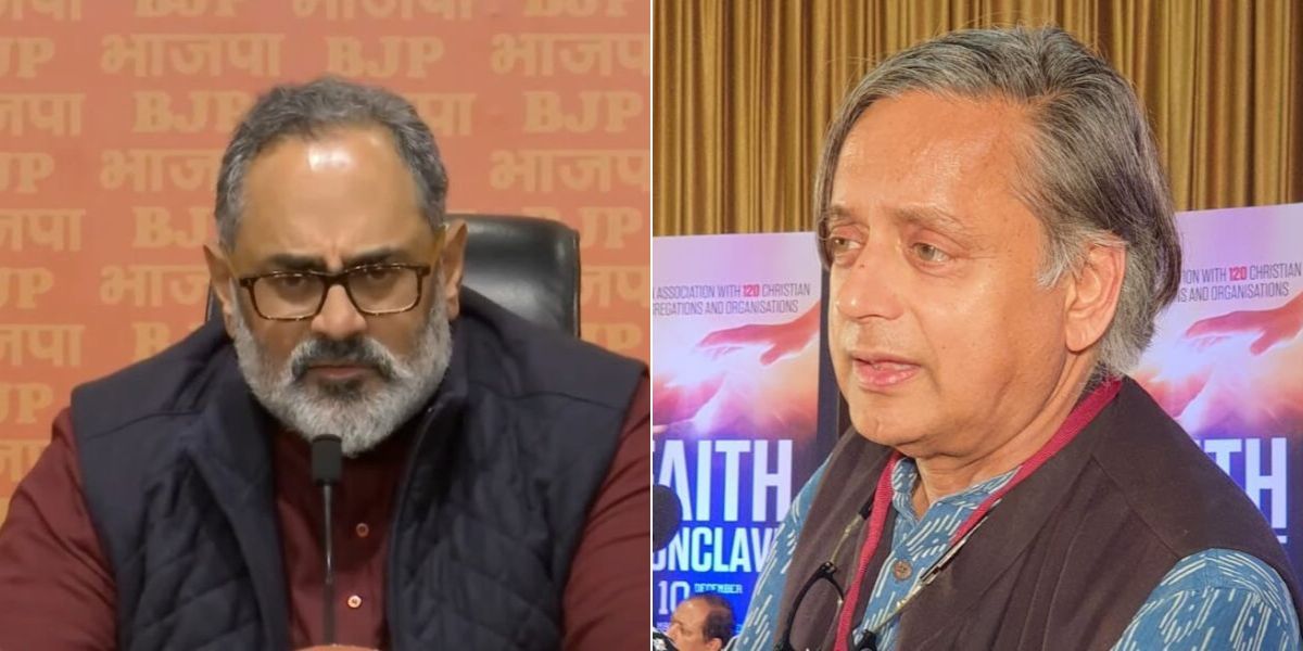 BJP's Rajeev Chandrasekhar says his public service comes to an end, Tharoor disagrees