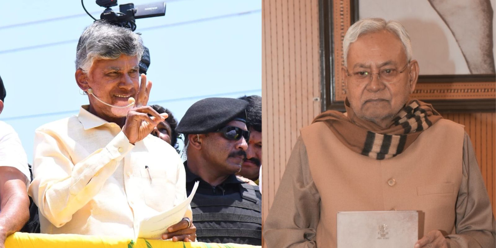 Chandrababu Naidu and Nitish Kumar Chandrababu Naidu and Nitish Kumar