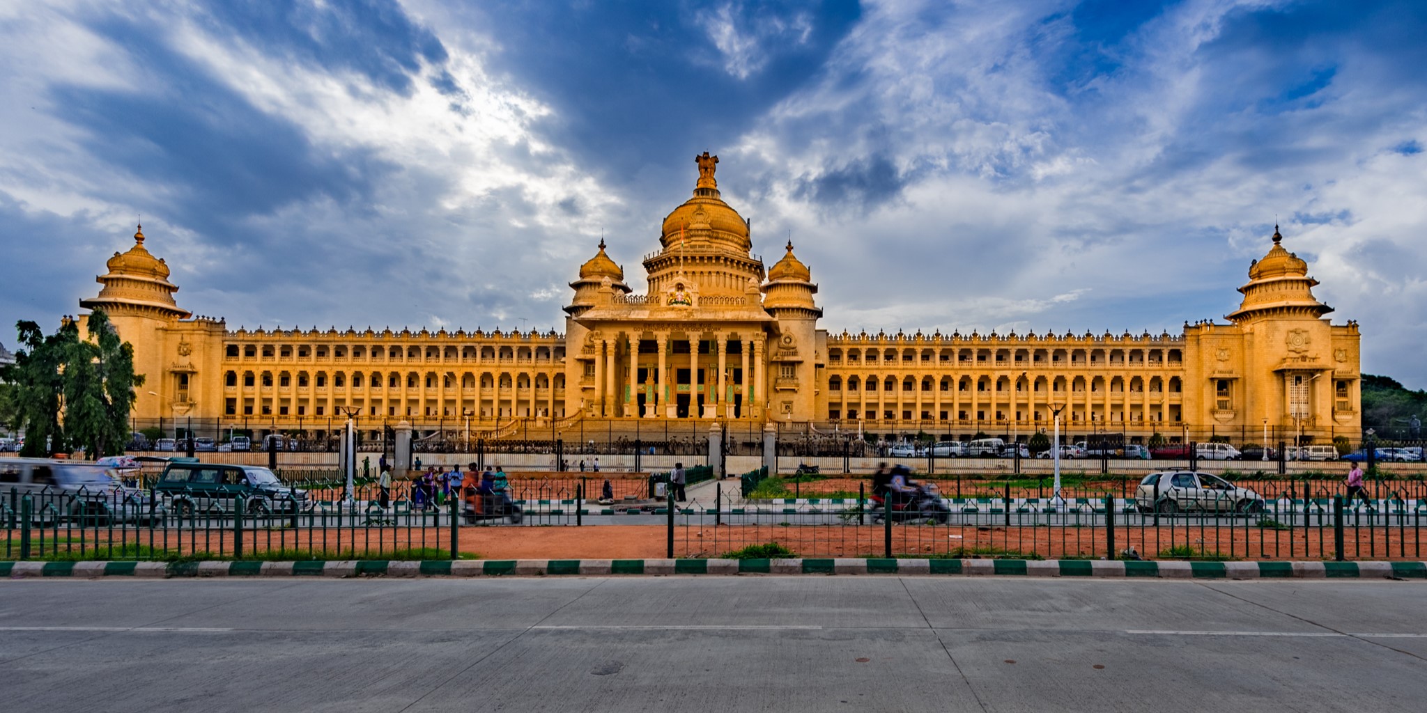 The Vidhana Soudha the seat of the Karnataka Legislative Council. Karnataka CM puts bill to provide reservation for Kannadigas on hold