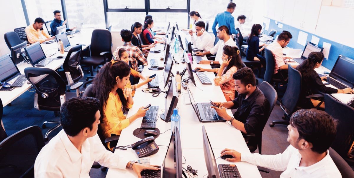 IT employees working IT employees working