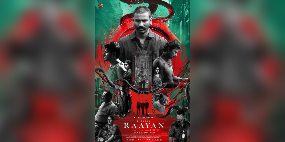 Dhanush in 'Raayan' poster. (X)