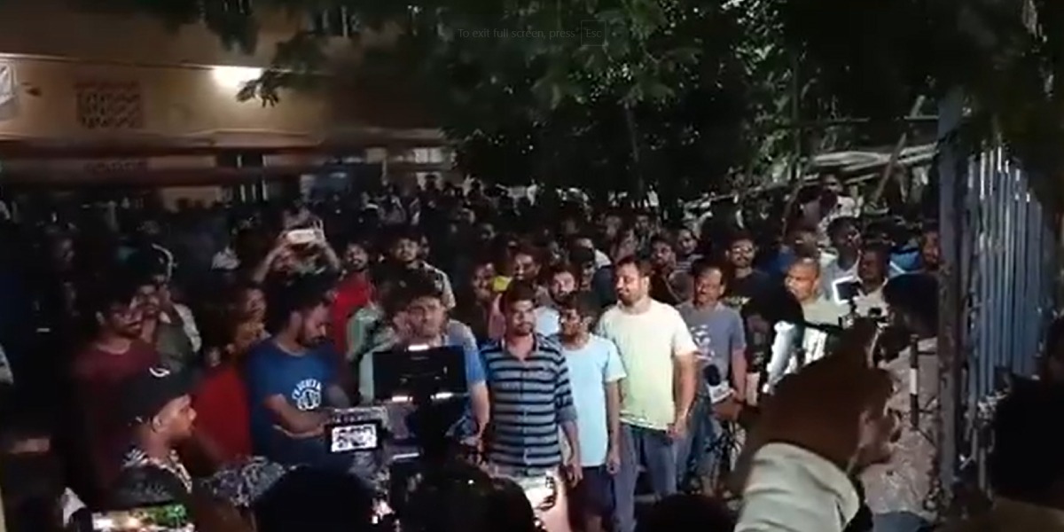 JobAspirants Job aspirants were dispersed using from the City Central Library premises on Monday. (Sourced)